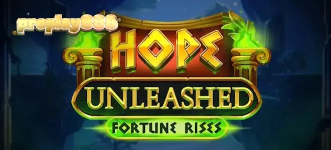 Tampilan visual misterius dari slot Hope Unleashed Fortune Rises